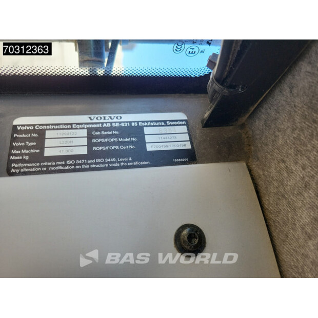 2016 Volvo L220H-45928978