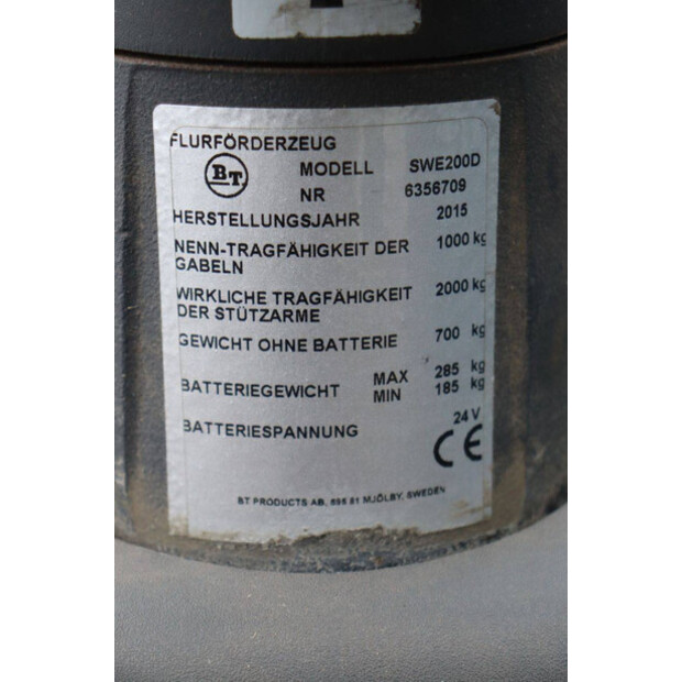 2015 BT SWE200D-45930702