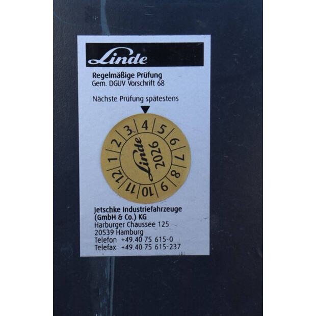 2018 Linde E16P-02-45930758