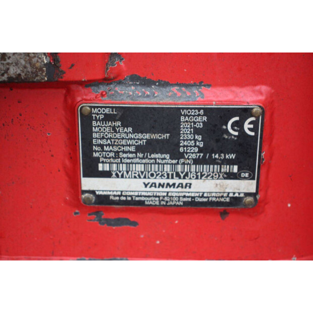 2021 YANMAR VIO23-6-45931263