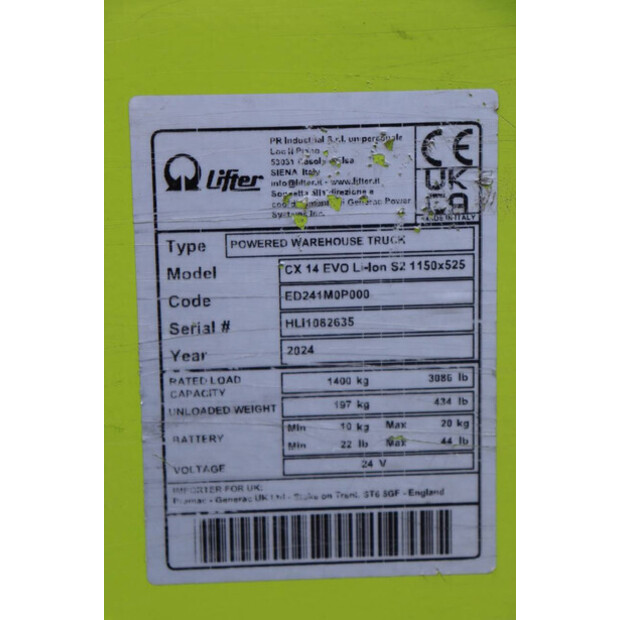 2024 Pramac CX 14 EVO-45931894