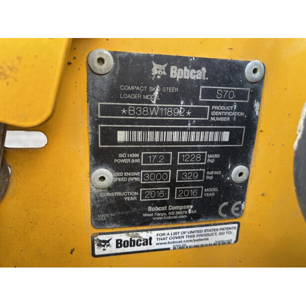 2016 BOBCAT S 70-45935641
