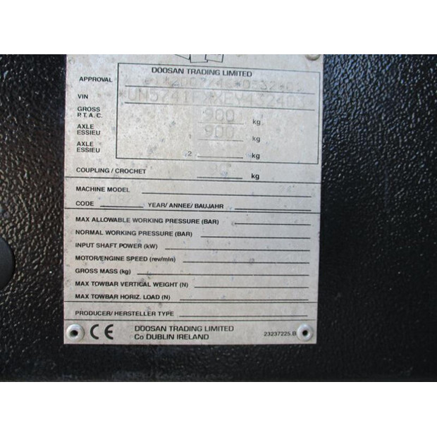 2014 INGERSOLL RAND 7/41 N-45935793