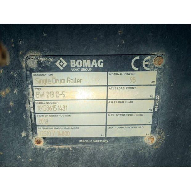 2019 بوماج BW213D-5-45951723