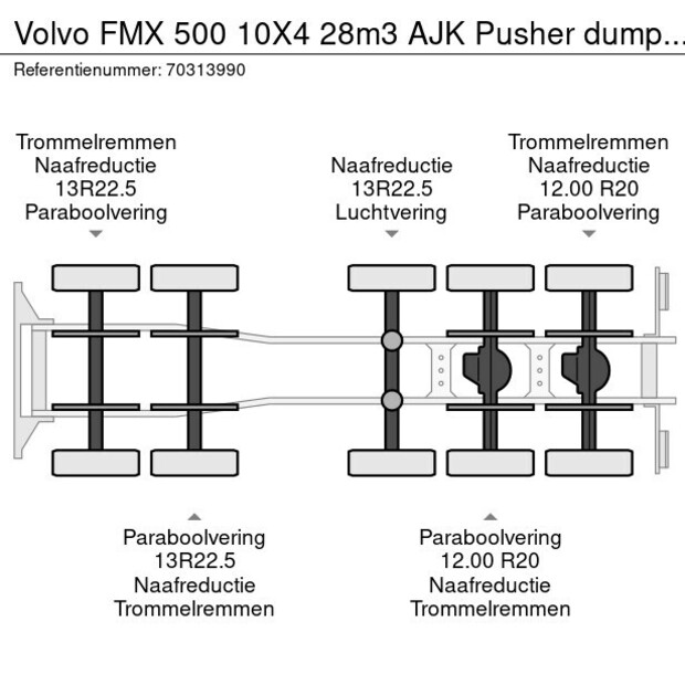 2019 Volvo FMX 500-45967948
