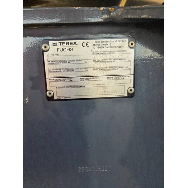 2017 FUCHS MHL350F-45984612