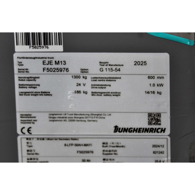 2025 Jungheinrich EJE M13 LI-ION-46008092