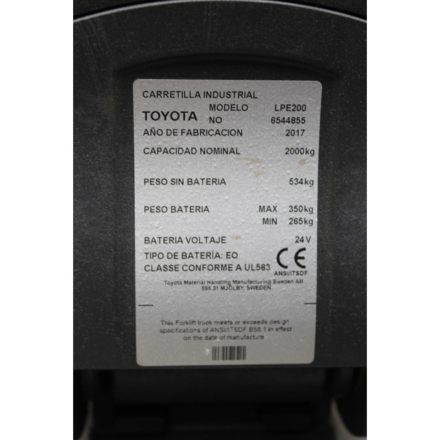 2017 BT LPE 200 FRUTERA-46008177