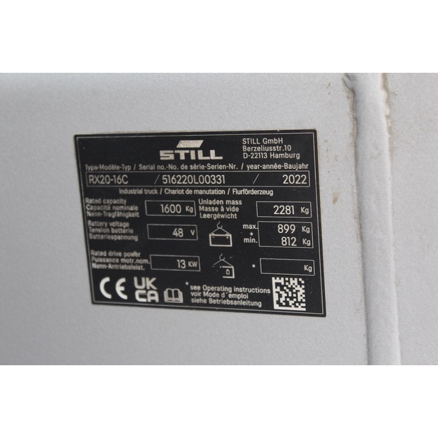 2022 Still RX20-16C-46008201