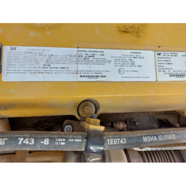 2016 Caterpillar 352FL-46008612