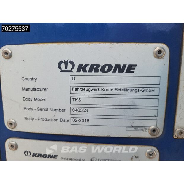 2018 Krone Thermo King SLXi 300-46010427