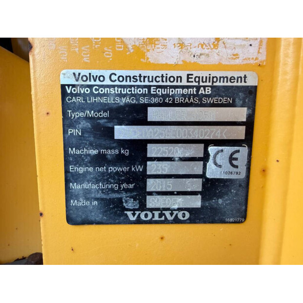 2015 Volvo A25G-46011206
