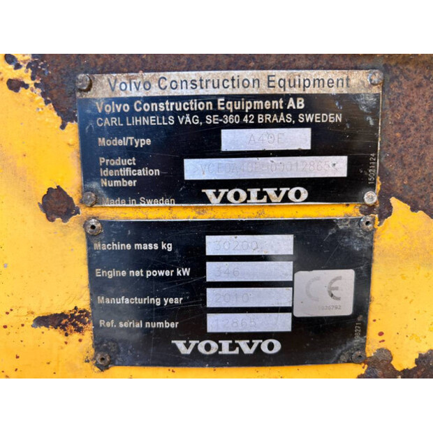 2010 Volvo A40E-46011416
