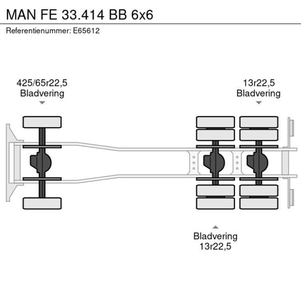 1999 MAN FE 33.414 BB 6x6-46012557