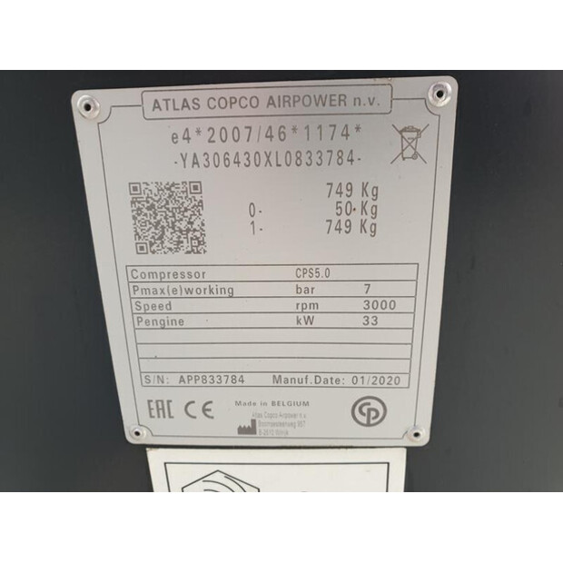 2020 Atlas-Copco CPS 5.0-46013313