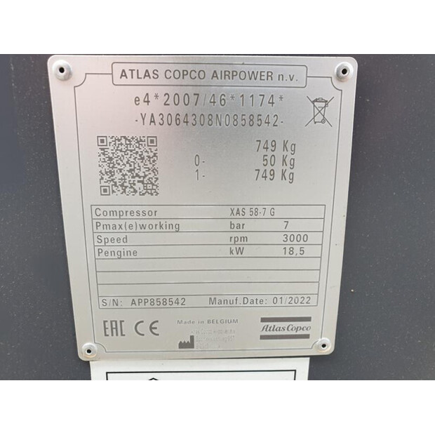 2022 أطلس كوبكو XAS 58-7-46013364