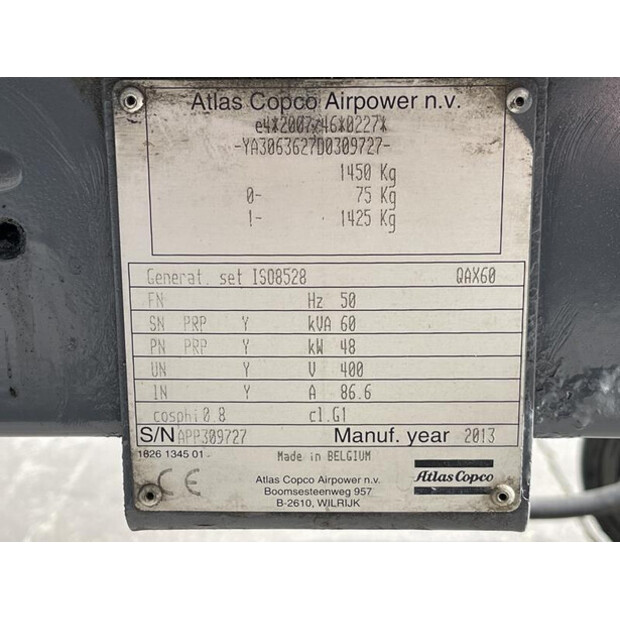 2013 أطلس كوبكو QAX 60-46014697