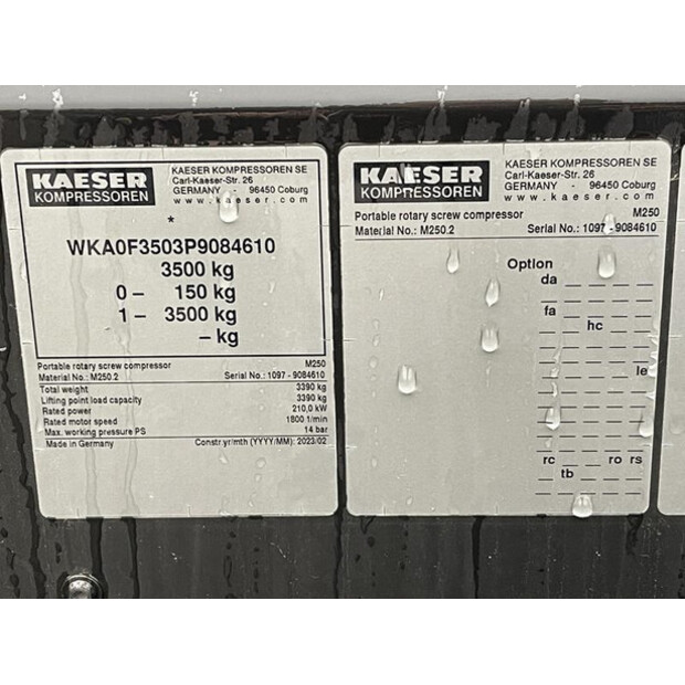 2023 Kaeser M250-46015431
