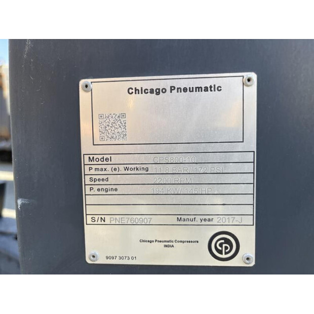 2017 CHICAGO PNEUMATIC CPS 800 - 10-46018057