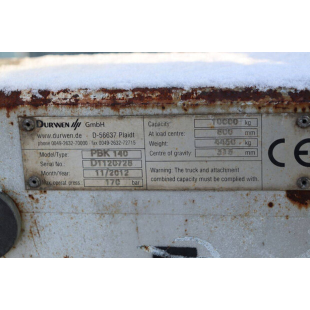 2012 Durwen PBK 140-46018077