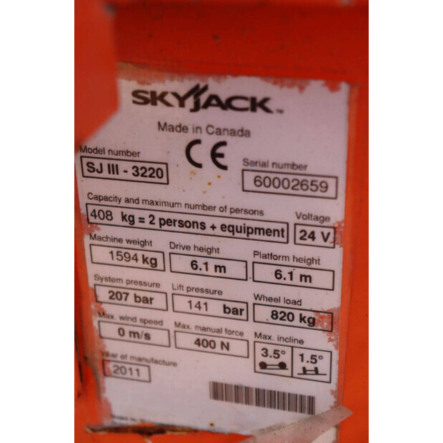 2011 سكايجاك SJ3220-46018498