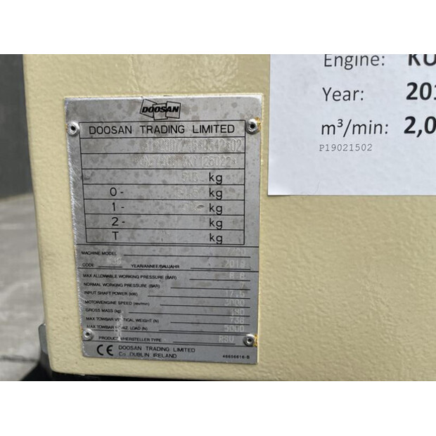 2019 Doosan 7/20-46018678