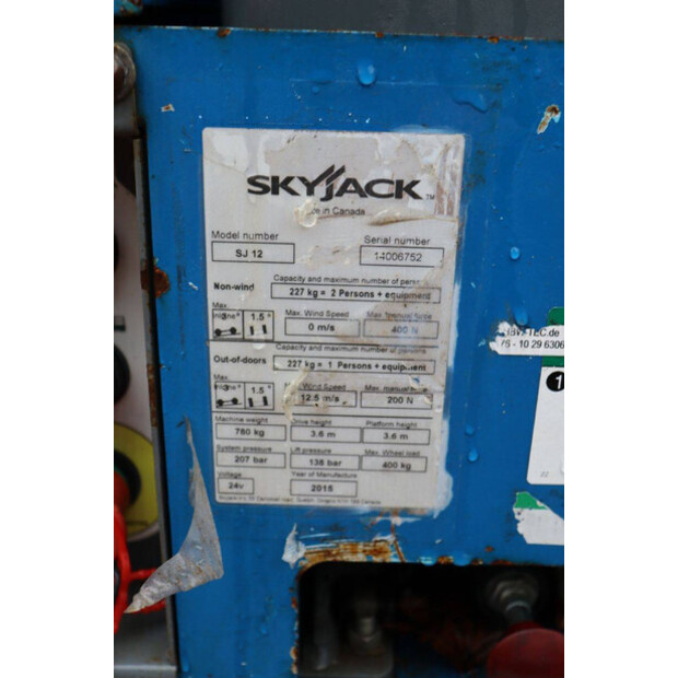 2015 SkyJack SJ12-46019351