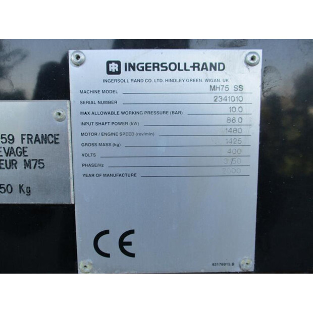 2000 INGERSOLL RAND MH 75 SS-46019657