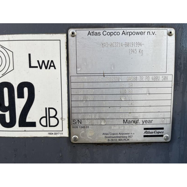 2011 Atlas-Copco QAS 80-46020773