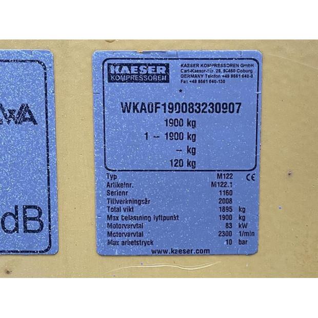 2008 Kaeser M 122 - N-46021371