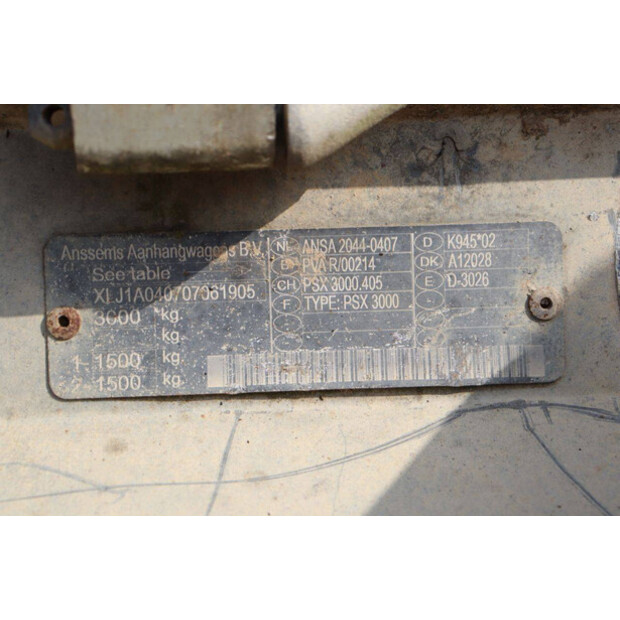 2007 Anssems PSX 3000-46022232