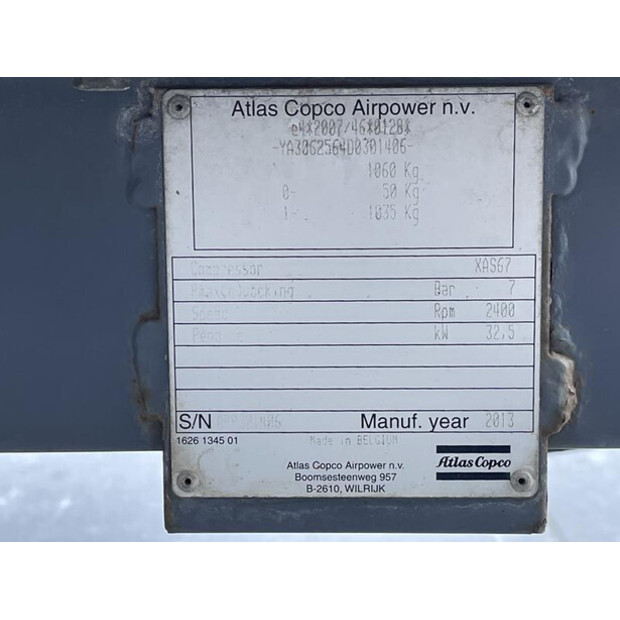 2013 Atlas-Copco XAS 67-46023311