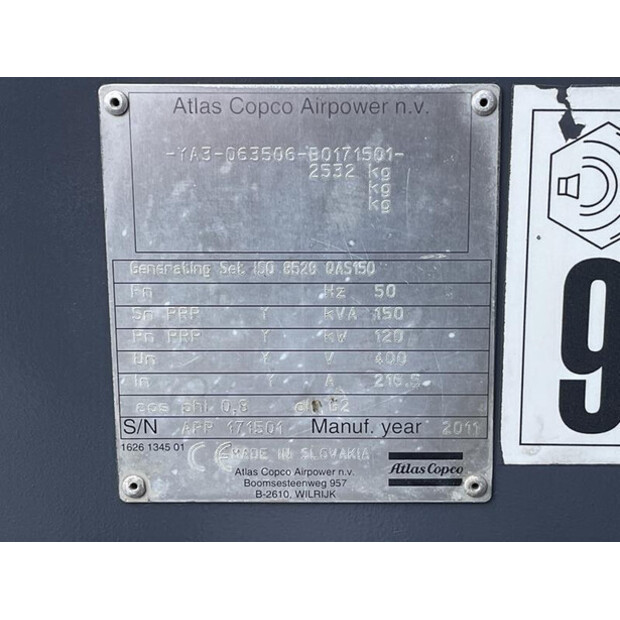 2011 Atlas-Copco QAS 150-46023668