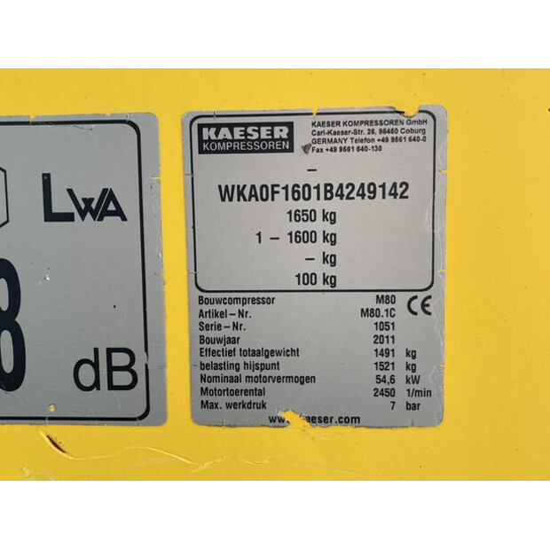 2011 Kaeser M 80 - N-46024005