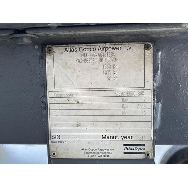 2011 Atlas-Copco XAS 97 DD - N-46024091