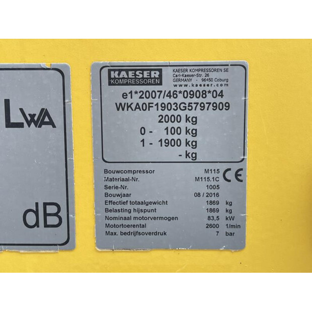 2016 Kaeser M 115 - N-46024666