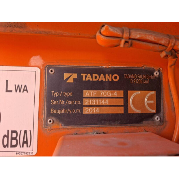 2014 Tadano Faun ATF70G-4-46042212