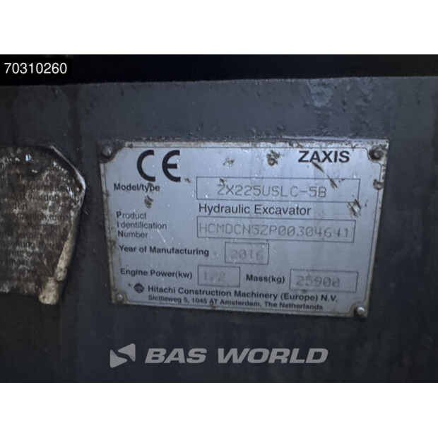 2016 Hitachi ZX225USLC-5B-46046052