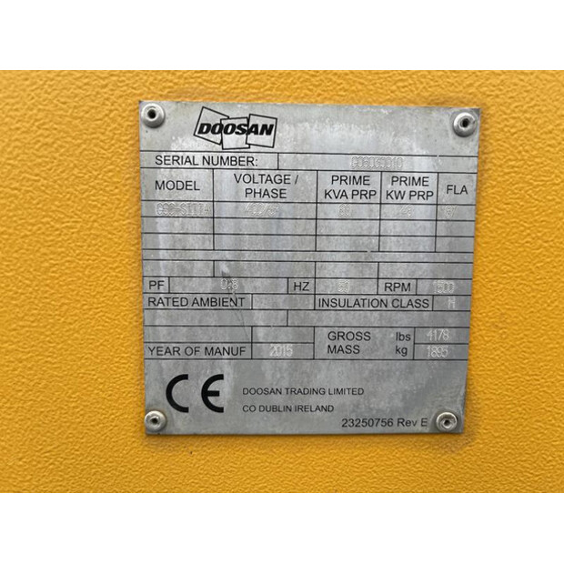 2015 Doosan G60-46046997