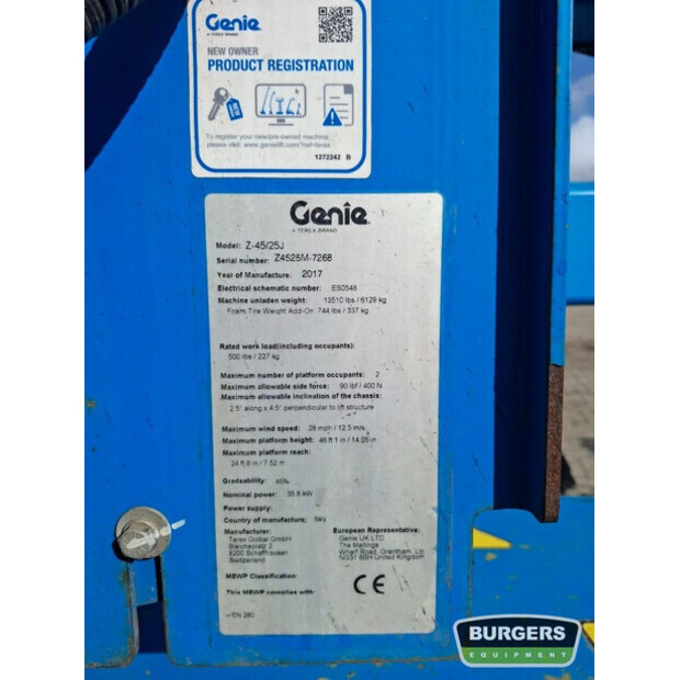 2017 Genie Z45/25J-46048776