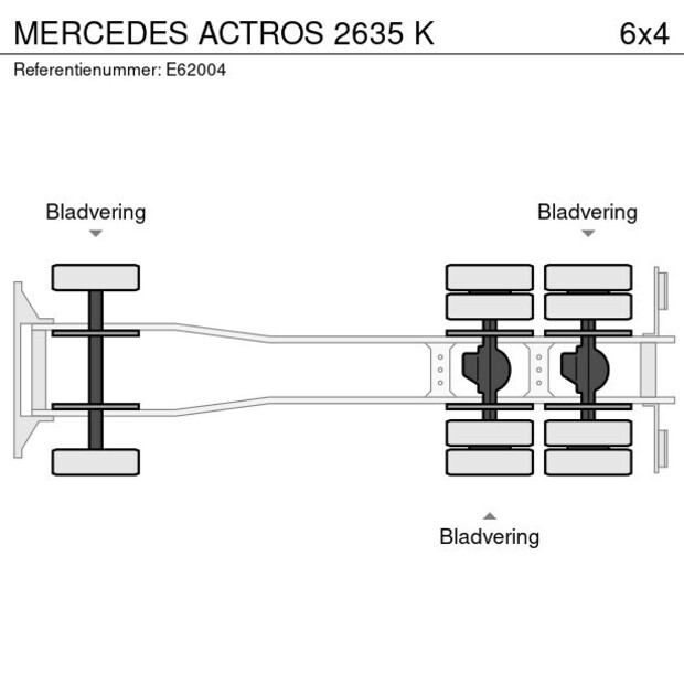 2003 مرسيدس بنز Actros 2635-46049254