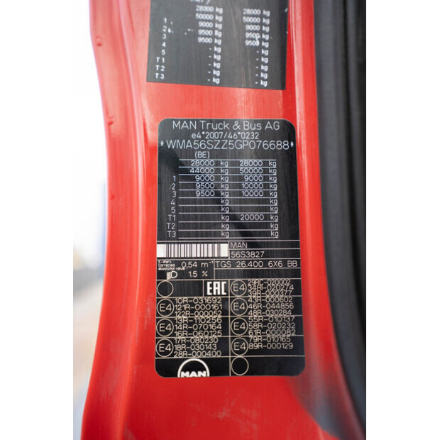 2016 MAN TGS 26.400-46069324