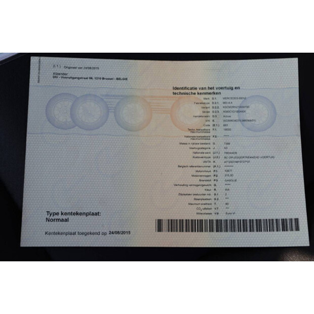 2015 Mercedes-Benz ACTROS-46087268