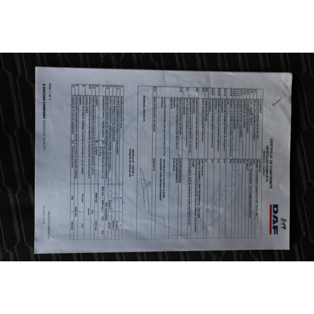 2022 DAF XF 480-46087429