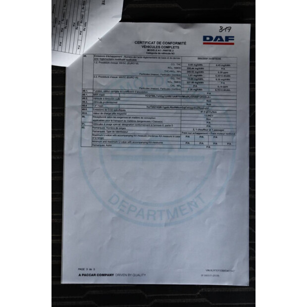 2022 DAF XF 480-46087431