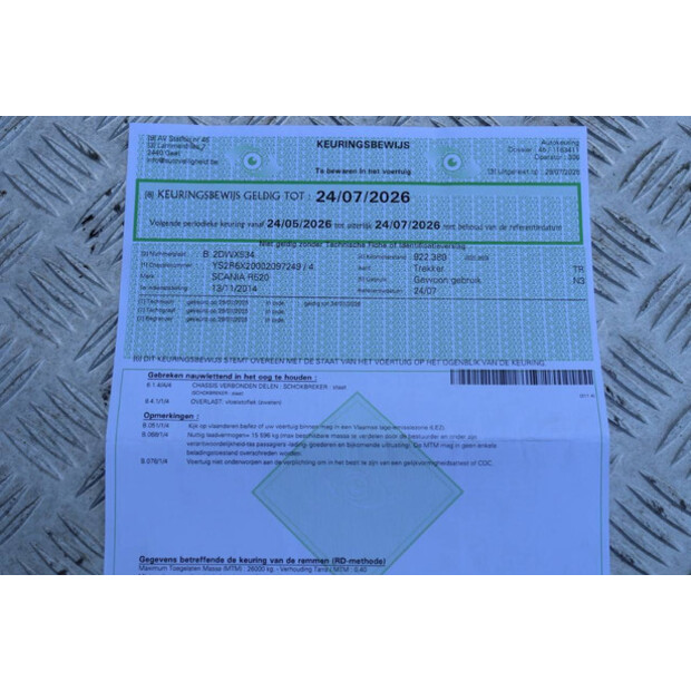 2014 Scania R520-46087545