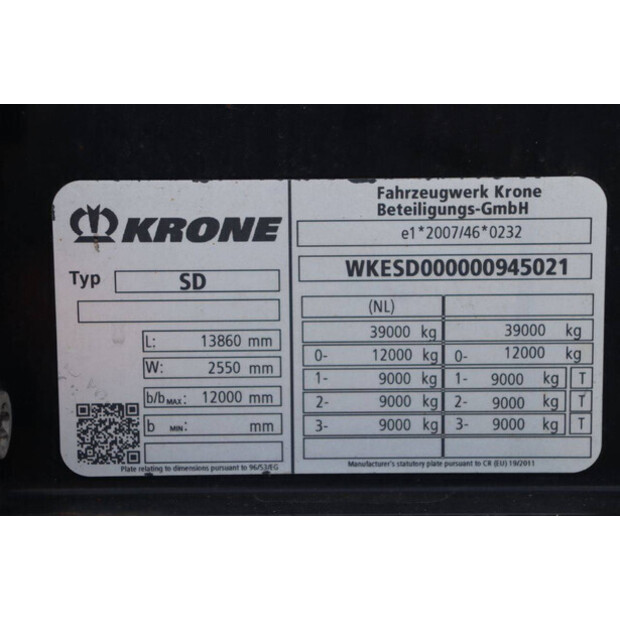 2020 Krone SD-46088524