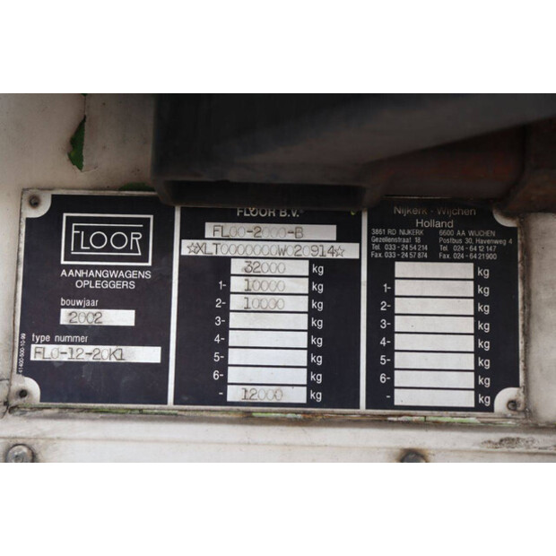 2002 Floor FLO-12-20K1-46089480