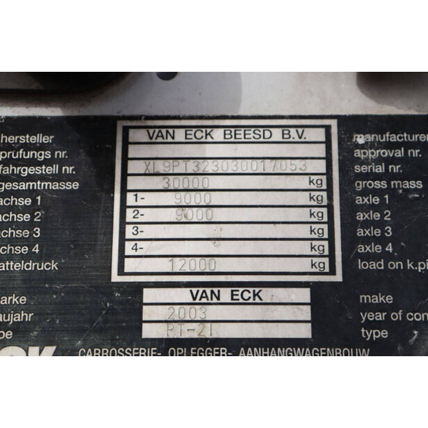 2003 Van Eck PT-21-46090158