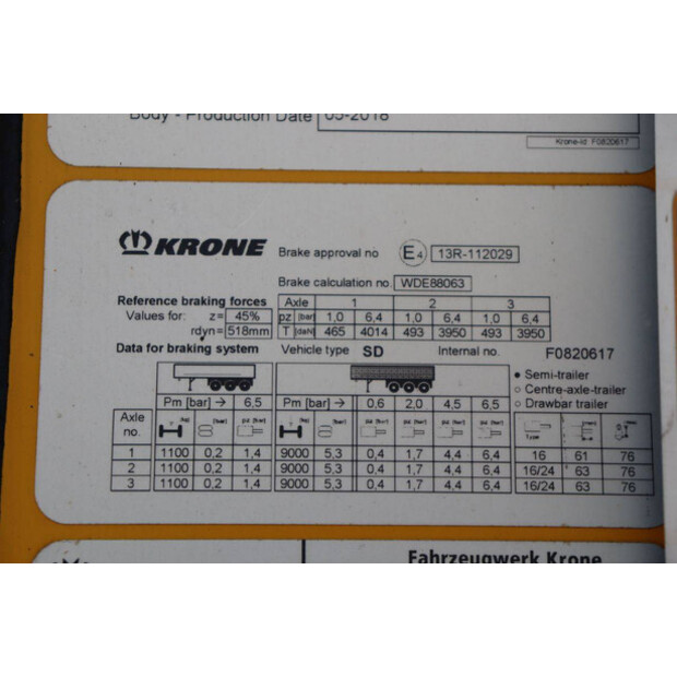 2018 Krone SD-46091071